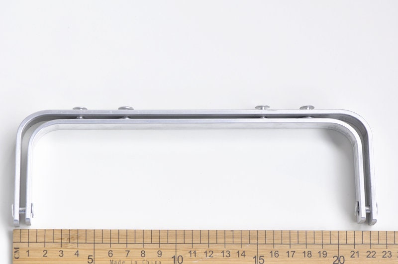 A Pair Aluminium Purse Frame Doctor Bag Purse Frame 22cm (8 1/2")