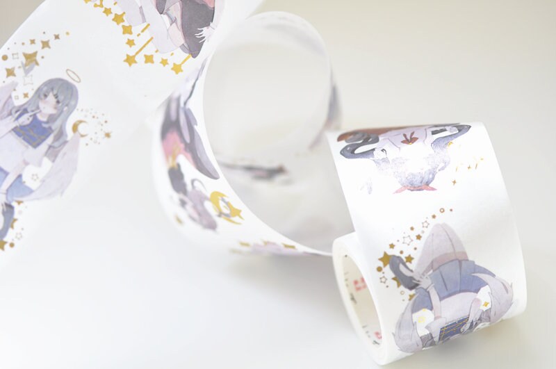 Elegant Girls Washi Tape Planner Scrapbooking Tape 40mm Wide x 3M Long No.12683