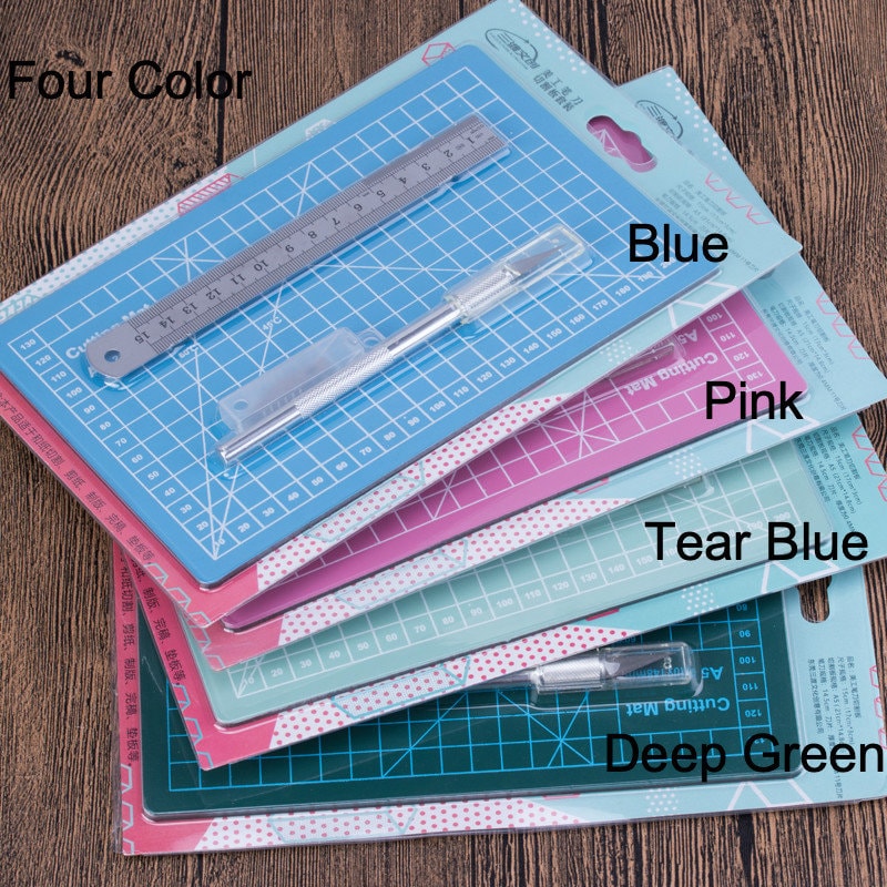 Washi Tape Tool, Cutting Mat, Cutter, Scissors, Release Paper And Sample Boards