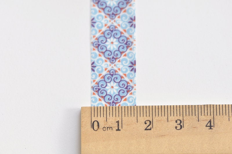 Blue Washi Tape Japanese Masking Tape 15mm Wide x 10M Long No.11071