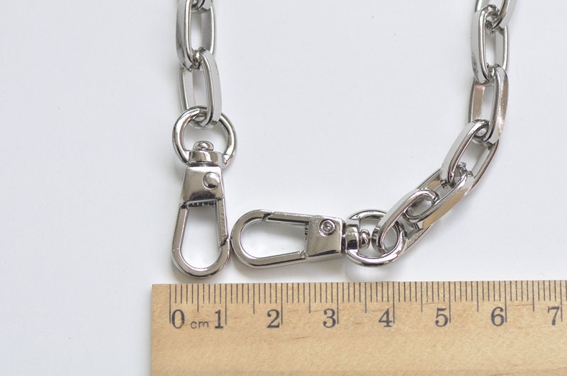 8mm Retro Silver Bag Chain With Two Lobsters 70cm-130cm