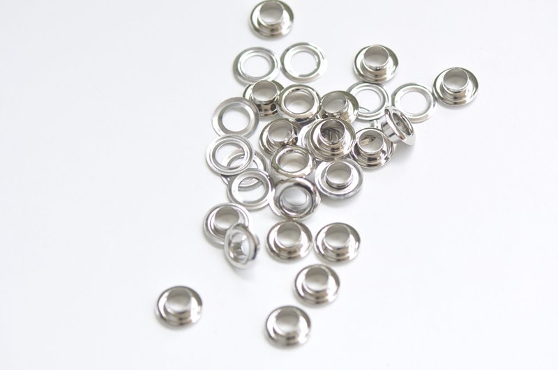 Brass Eyelet With Washer Leather Craft Repair Grommet Inner Size 4mm 5mm 6mm 8mm 10mm/Pick Color And Size/ A Pack Come With 10 Sets Eyelet