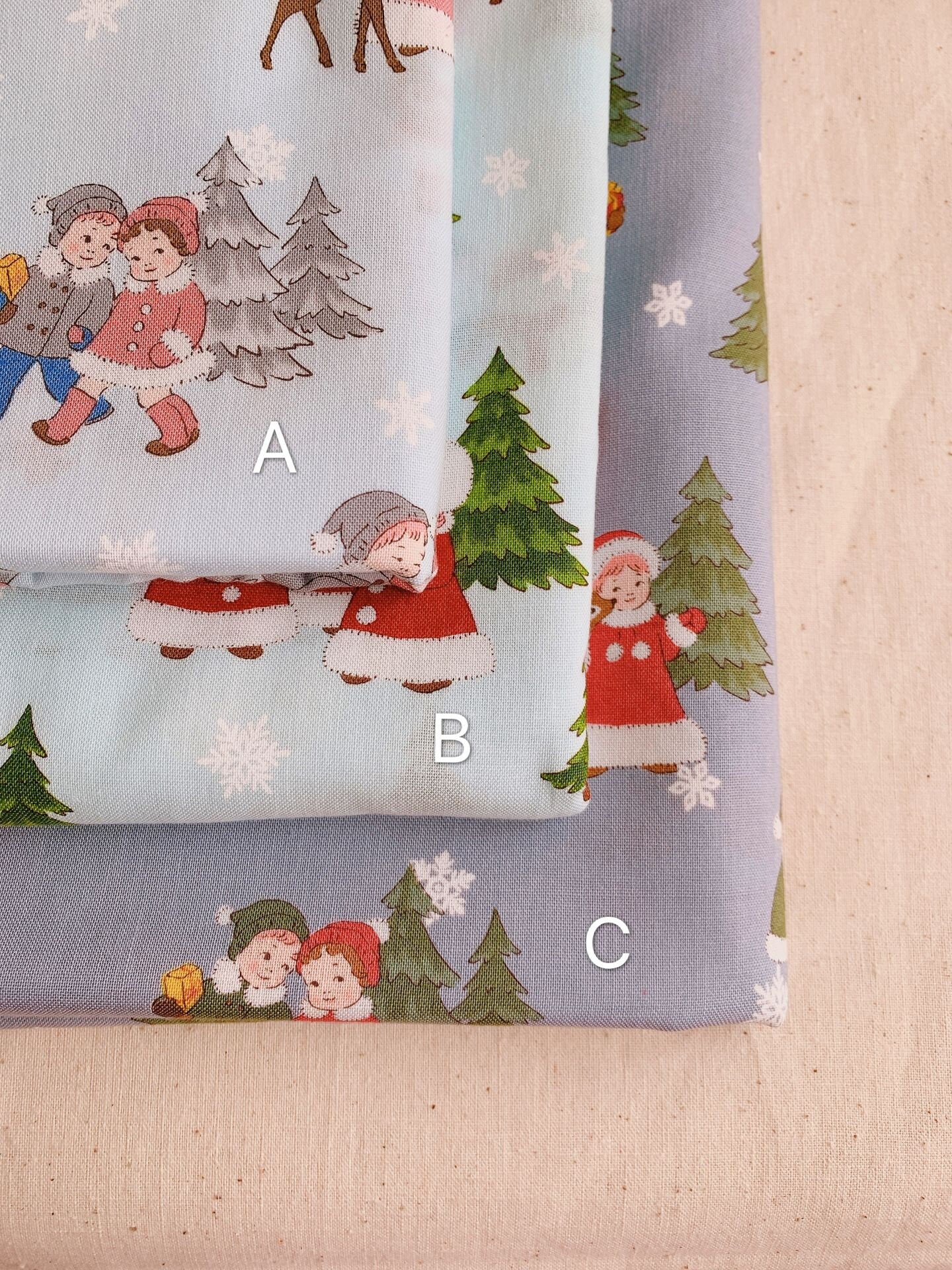 Winter Cotton Fabric Soft Thin Cotton Fabric Sewing Material 50 x 110cm