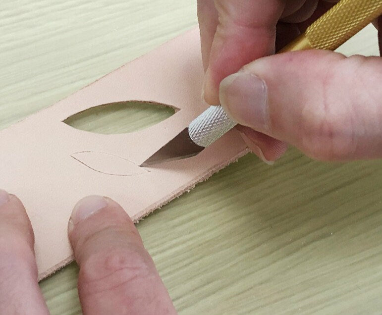 1 Piece Leather Carving Tool Engraving Pen With Five Blades 140mm