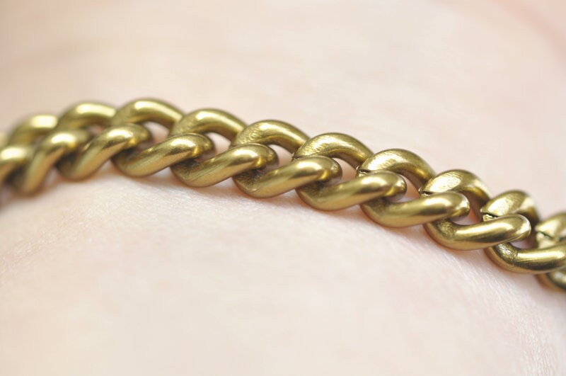 7mm Retro Gold Handbag Chain With Two Lobsters