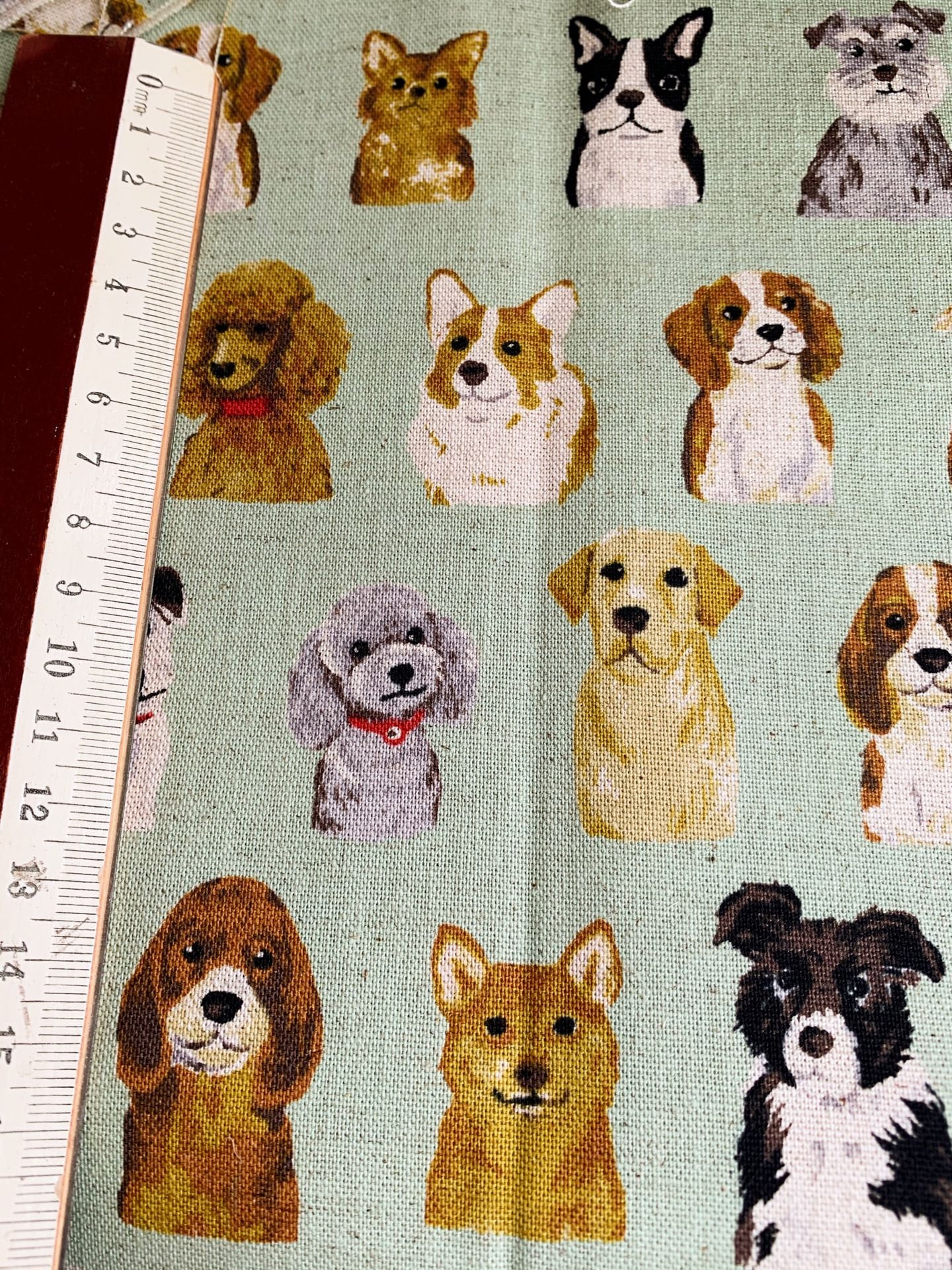 Retro Cotton And Linen Fabric Soft With Natural Pattern 100 x 110cm (38"x43")