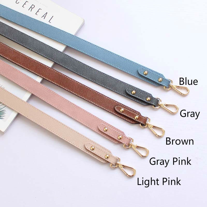 Leather Shoulder Handbag Strap Five Color Available Width 1.8cm/2.5cm x 105cm