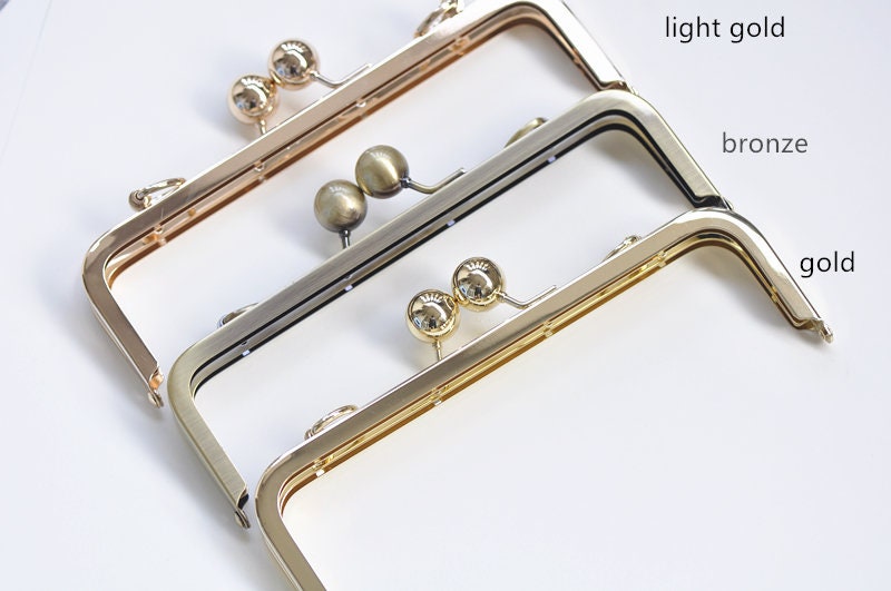 Metal Purse Frame Clutch Bag Purse Frame With Screws Three Colors 20cmx6.5cm