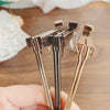 Gold Color Purse Frame Open-Channel Rectangular Kiss Lock Glue In Style 25.5cm (10")