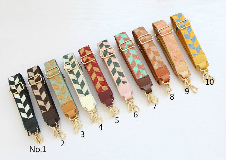 38mm Width Bag Strap Adjustable Length 85-125cm With Lobsters Pick Color