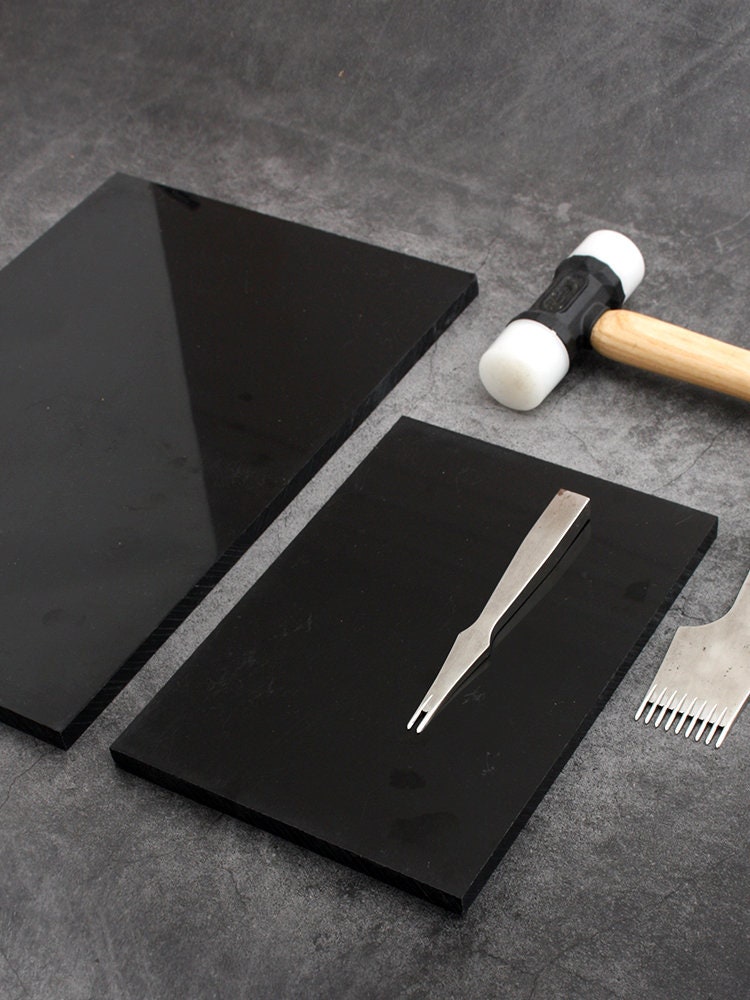 Black Nylon Thick Leather Cutting Pad, Rubber Mat, Cutting Mat Two Sizes