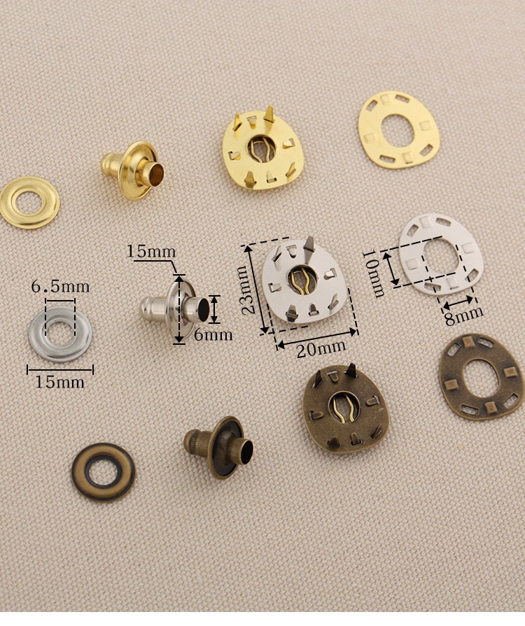 Retro Purse Lock Purse Closure Leather Craft Accessory 20x23mm Gold/Silver/Bronze Pick Color