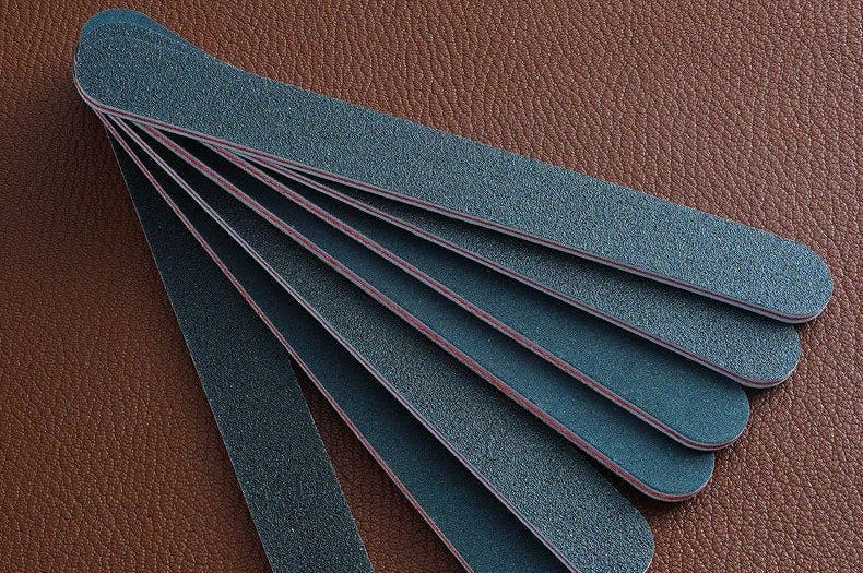 Leather Burnishing Stick Double Sided Sander paper Sanding Sticks 7pcs A Pack