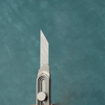 Leather Cutting Knife Cutter Tool One Knife And 10 Blades 97mm x 19mm