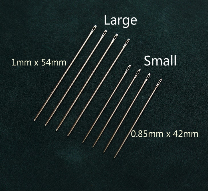 Leather Hand Sewing Needles 10 Pieces A Pack Pick Size