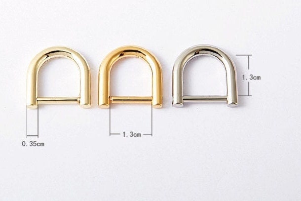 Opening D Rings Bag Strap Adding Tool Inner Size 13mm One Pair A Set Three Colors Available