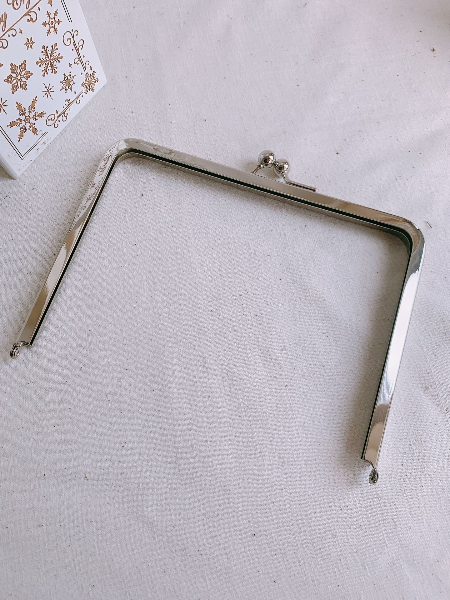 Box Bag Purse Frame Side Opening Glue-In Style 17.8cm x 13cm