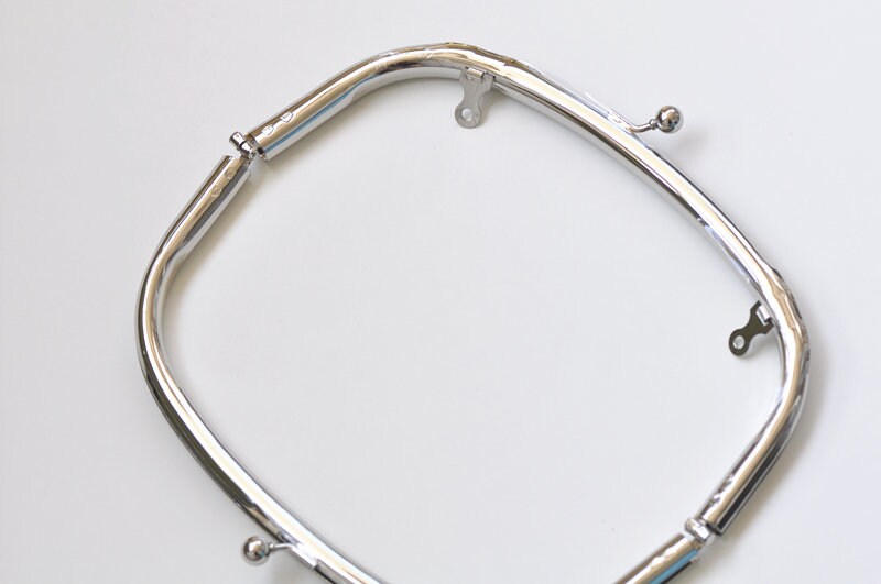 Retro Purse Frame Cloud Bag Frame 22x8cm Light Gold/Silver