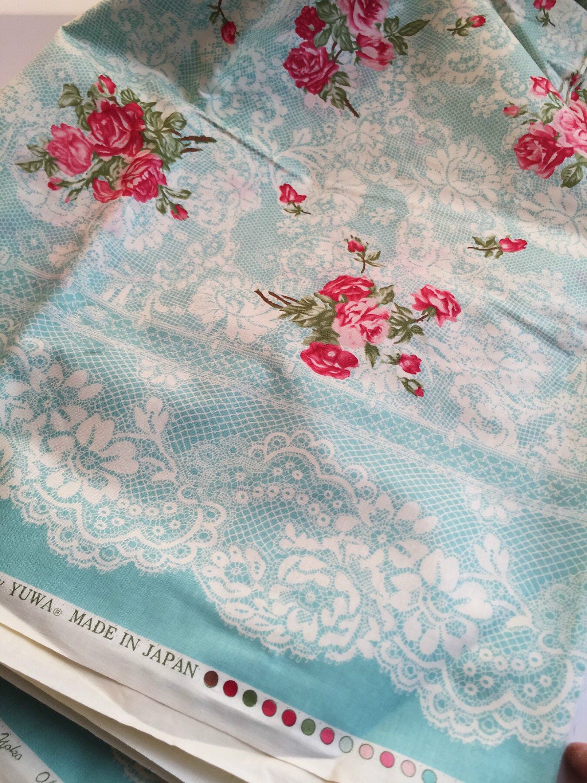 Fabric Bundle Cotton Fabric Soft Thin Rose Cotton Fabric 50cm x 110cm