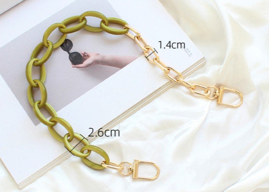 Acylic Bag Strap Length 43cm/55cm/117cm With Lobsters Pick Color