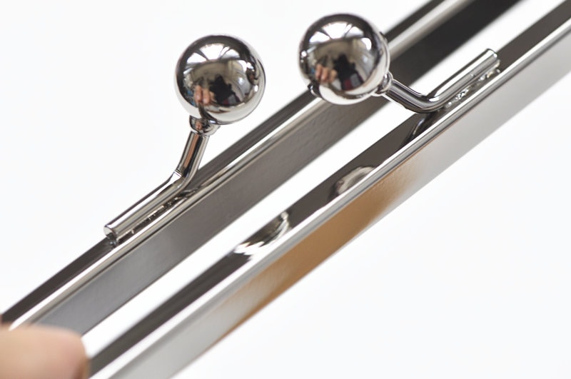 Silver Rectangular Purse Frame Clutch Bag Purse Frame Glue In Style 20cm x 7cm