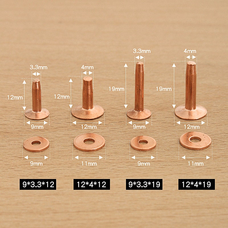 Leather Rivets and Studs Leatherworking Screws Belt Stud 20 Sets A Pack Pick Color/Size