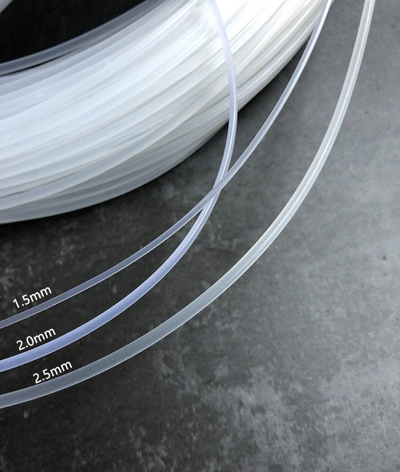 2 Meters Plastic Round Rope Handbag Edge Inside Rope Strap Width 1.5mm/2mm.2/5mm