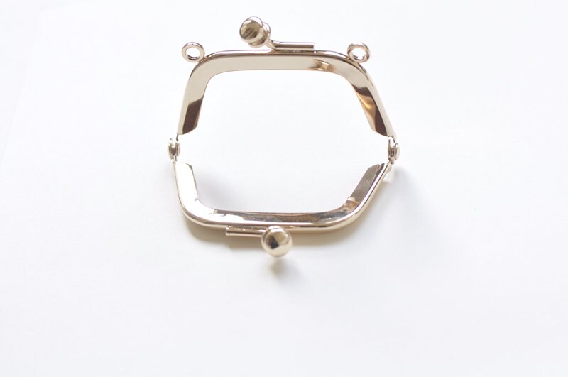 Mini Purse Frame Glue-In Style 5cm x 3.6cm Matte Gold/ Light Gold/ Bronze