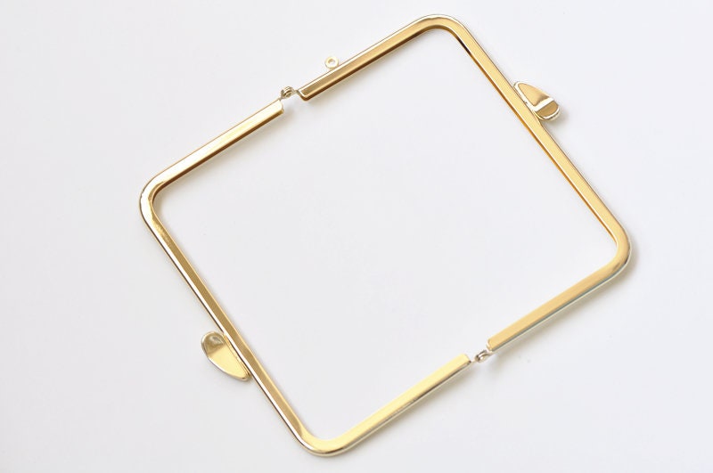 Purse Frame Retro Clutch Purse Frame Making Bag Hanger Silver/Gold 14cm x 8cm