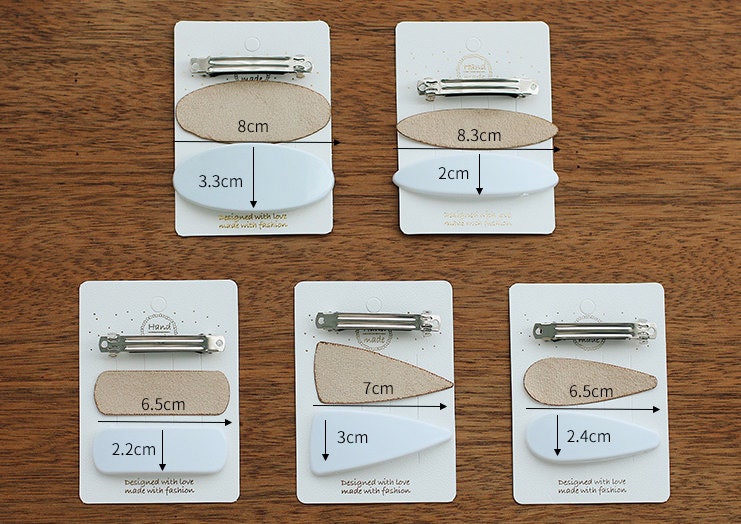 Blank Hair Clips Diy Hair Clip Base Set Pick Up Style