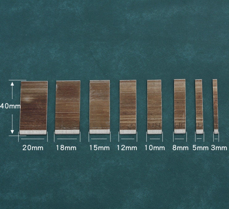 Leather Flat Punch Chisel Cutter Mold 3mm/5mm/8mm/10mm/12mm/15mm/18mm/20mm 8pcs A Set