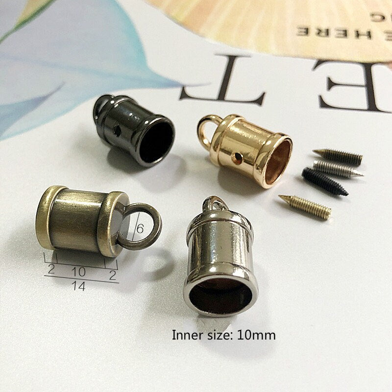 5 pieces Tassel Cap Inner Size 10mm Silver/Gold/Gunmetal Pick Color