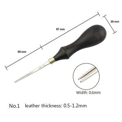 Edge Beveler With Smooth, Ergonomic Grip Leather Edge Recovery Tools