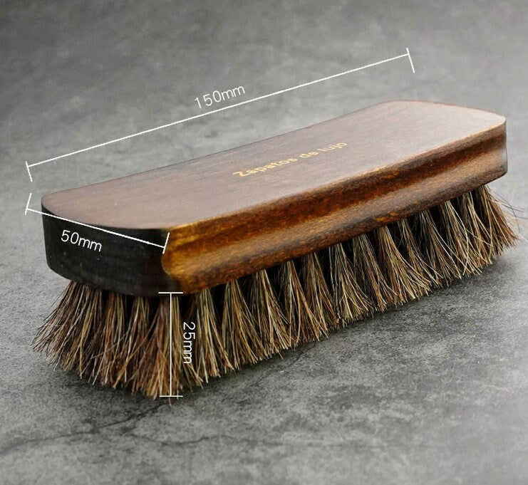 Horsehair Leather Brush Leather Craft Tool 150mm x 50mm x40mm