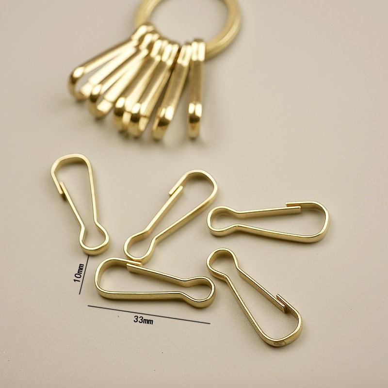 Rero Brass Key Rings 6 pcs A Set Unique Key Ring Maker 33mm