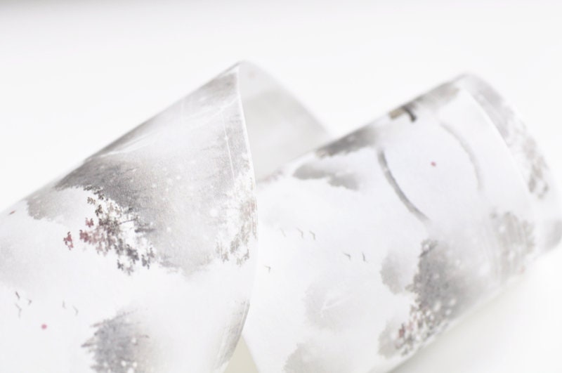 Mountain Journals Tape Lined Washi Tape 68mm x 3 Meters No.12104