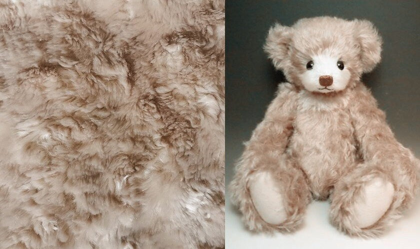 79cm x 48cm ( 31"x 19") Retro Brown Teddy Bears Fabric Soft Toy Making Material