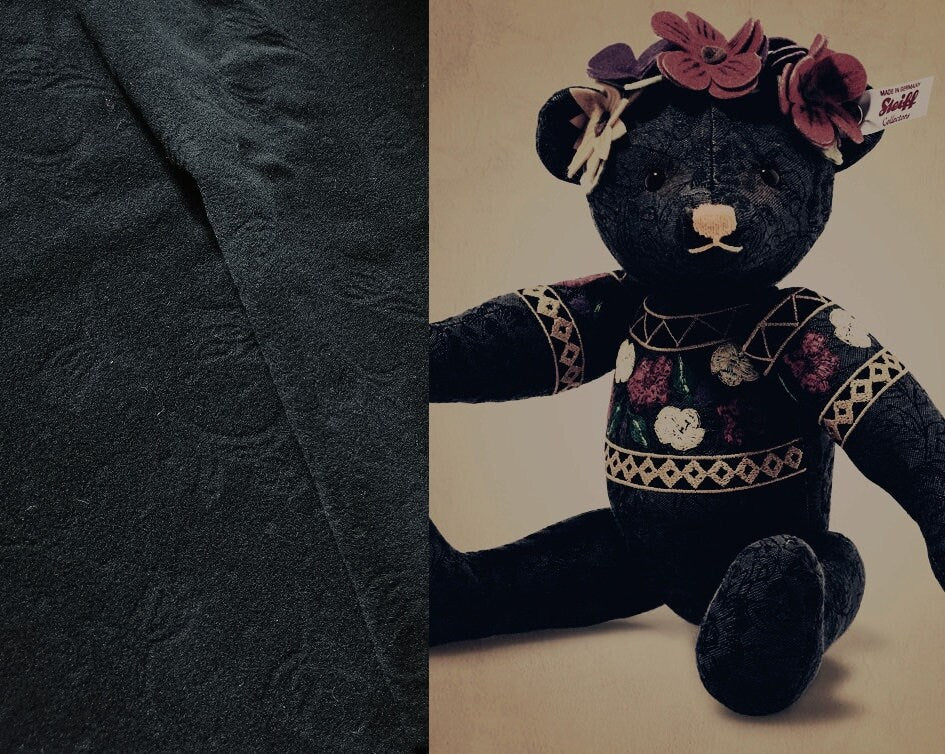 48x50cm Wool Fabric Short Pile For Teddy Toy Doll Making