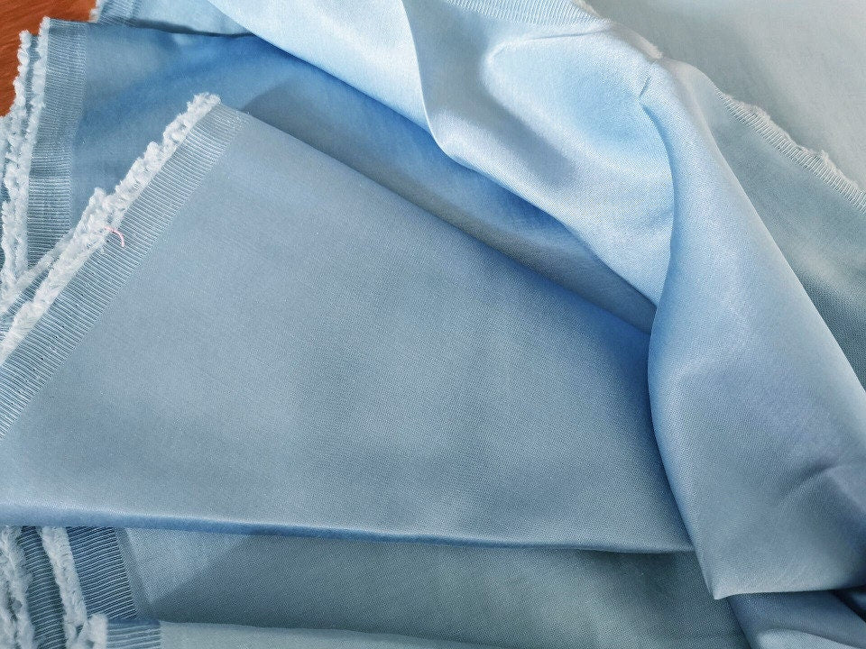Light Blue Soft Fabric 100% Cotton Doll Cloth Fabric 150cm x 50cm