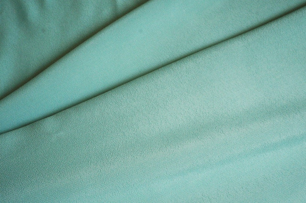 Teal Blue Soft Fabric 100% Cotton Doll Cloth Thin Fabric 140cm x 50cm