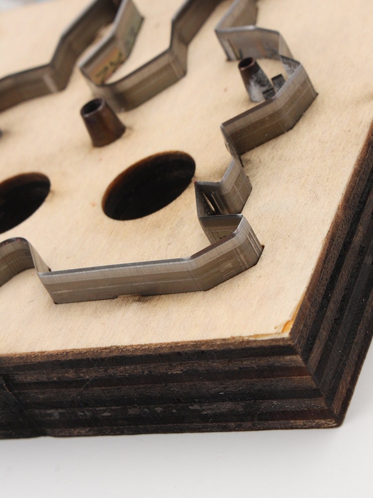 Leather Cutter Molds of Lovely Rabbit 10x10cm