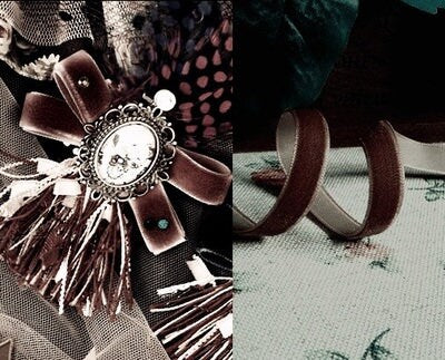 Brown Velvet Ribbon Teddy Doll Decoration Festival Present Ribbon Width 13mm x 5 Meters