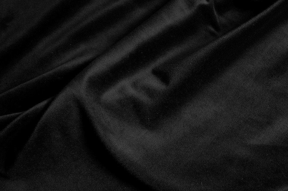 150x50cm Black Mini Bears Cloth Elastic Fabric For Teddy Toy Doll Making