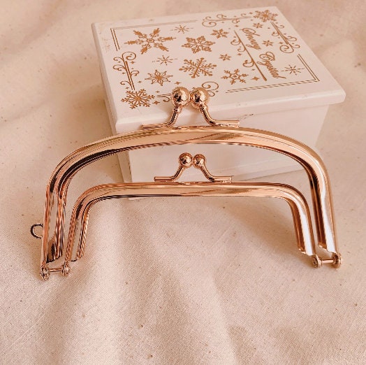 12.5cm Purse Frame Glue-in Style Bag Hanger Double Purse Frame 12.5x5.8cm Pick Color