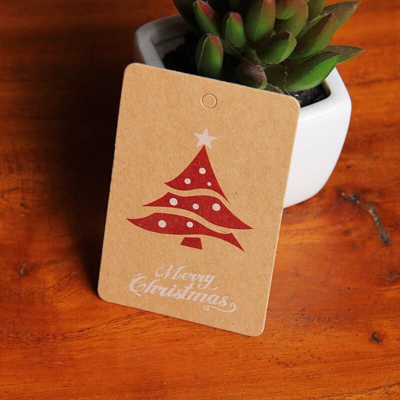 50pcs Merry Christmas Mini Cards Pick Style