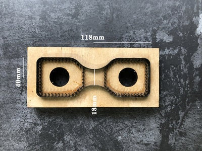 Leather Strap End Cutter Molds Width 23mm/40mm Pick Size