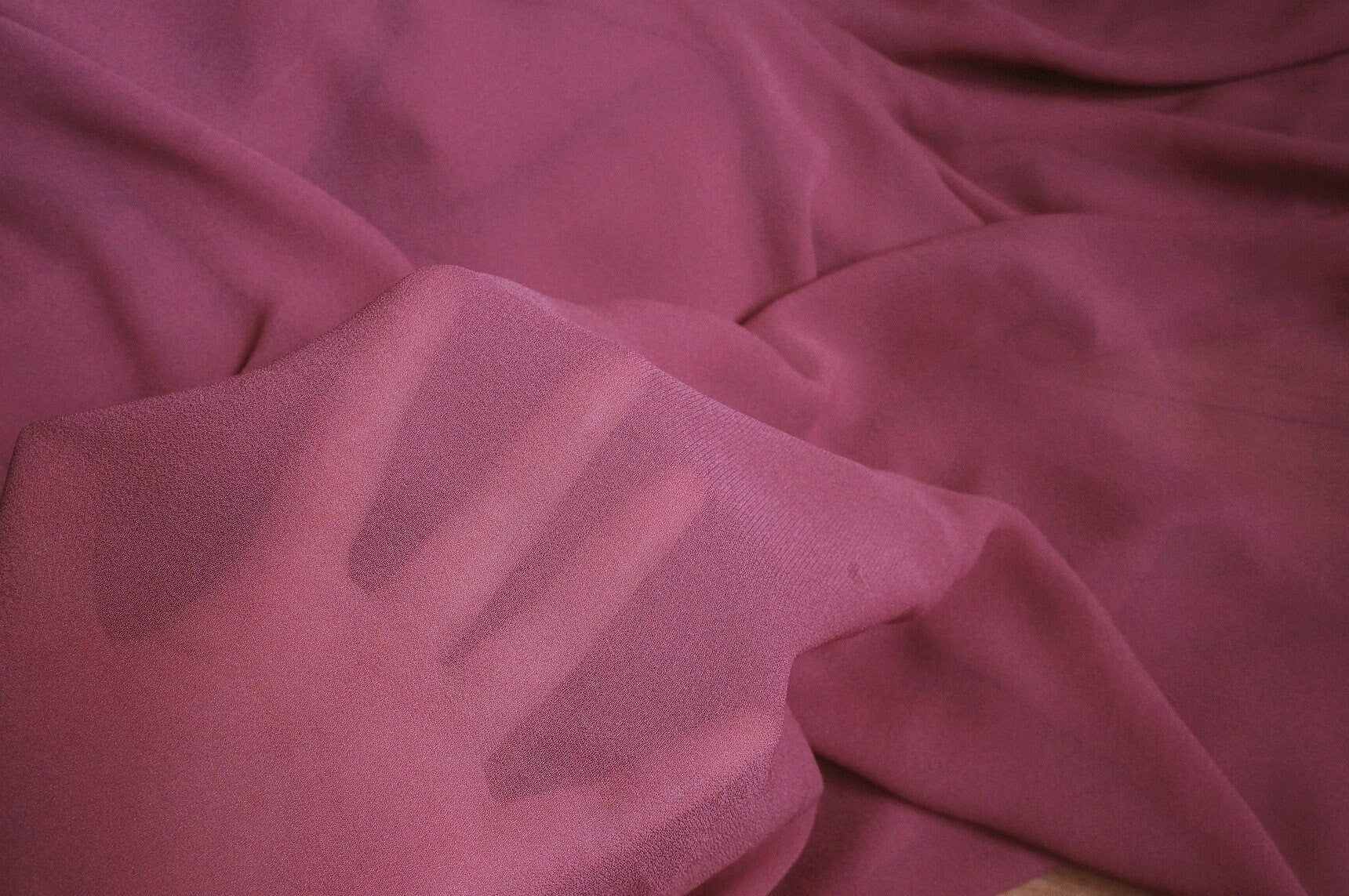 Dark Red Color Thin Cotton Fabric Doll Cloth Fabric 130cm x 50cm