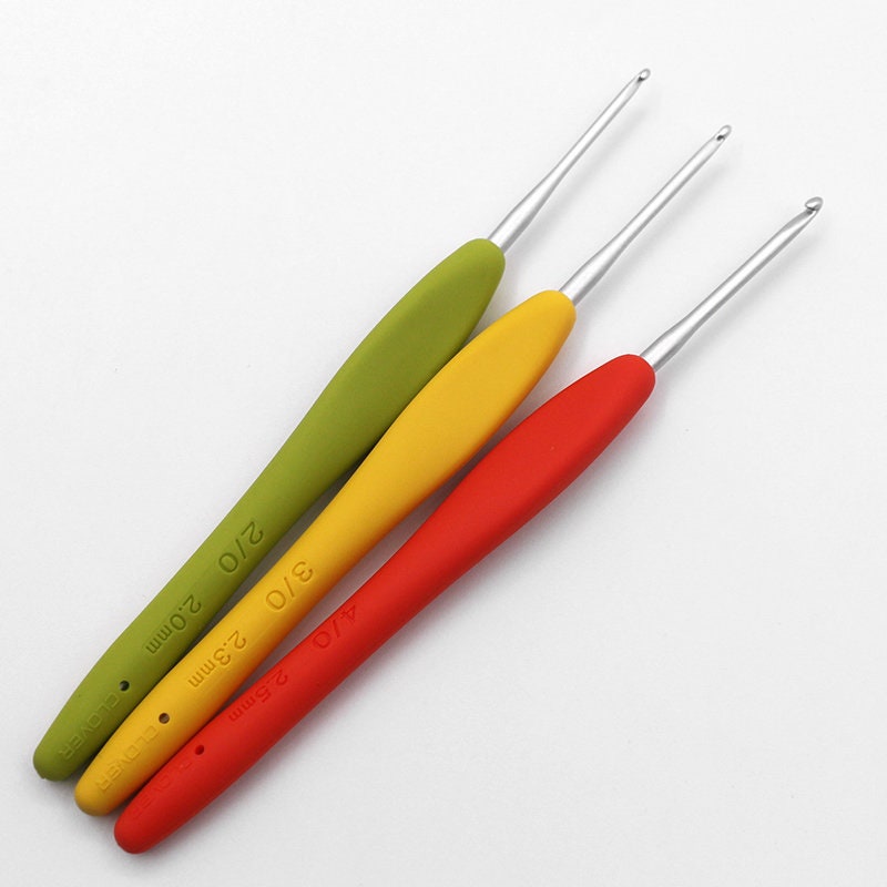 Size 2.0mm to 6.0mm Crochet Hook Needlework Hook Quality Stainless Steel Pick Size