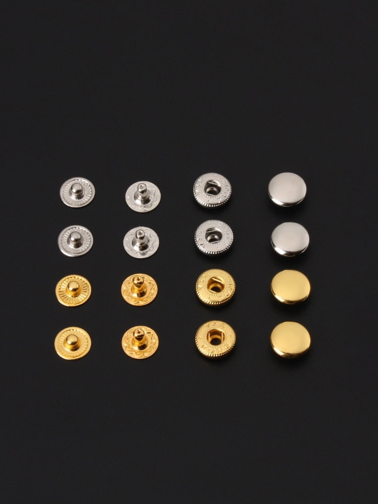 10mm Snap Button Fasteners For Purse, Button For Leather 10 Sets A Pack Pick Color