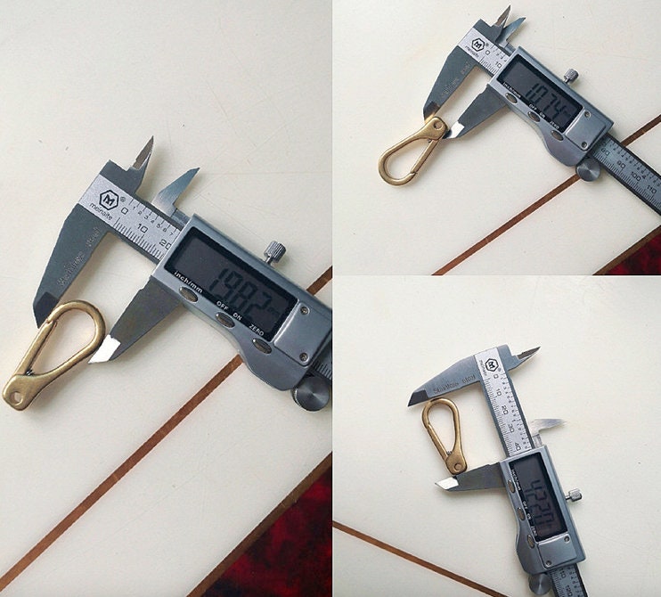 Brass Key Rings Unique Key Ring 42mm x 19mm